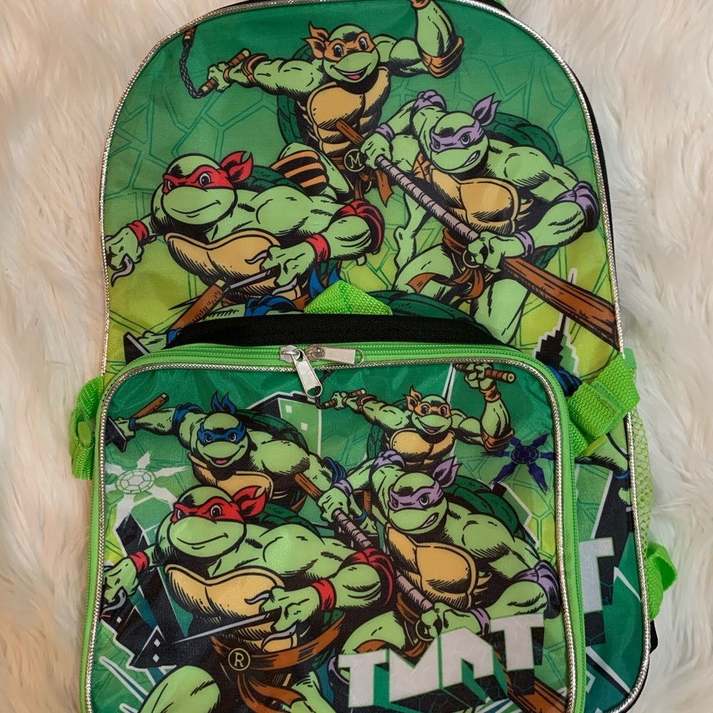 Teenage Mutant Ninja Turtles Backpack & Lunchbag